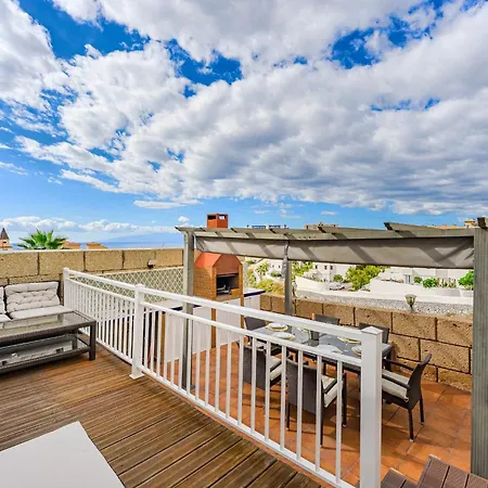 Belvedere Sea View Townhouse - Private Terrace, Bbq&pool Vakantiehuis Playa Paraiso (Tenerife)